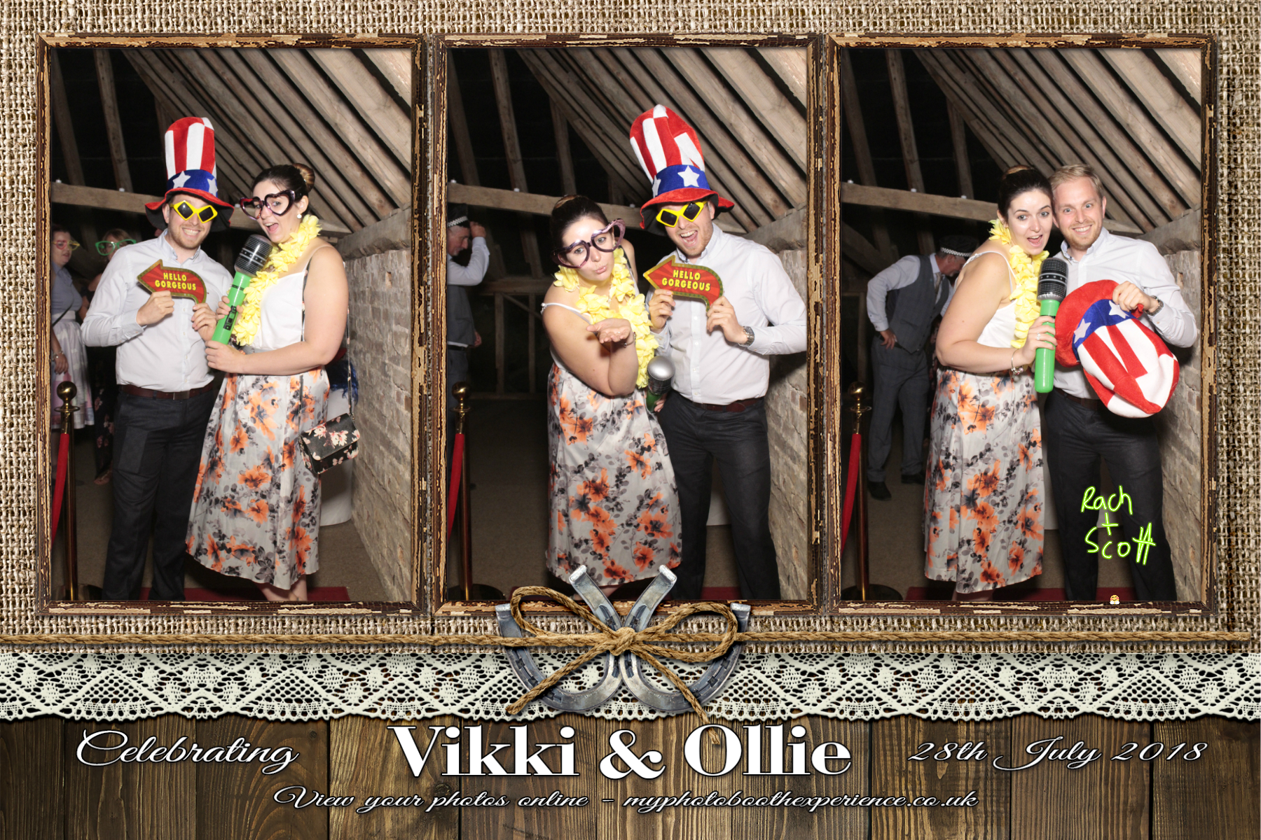 Vikki & Ollie's Wedding | View more photos from the event at gallery.myphotoboothexperience.co.uk/u/MyPhotoBoothExperienceLtd/Vikki-Ollies-Wedding
